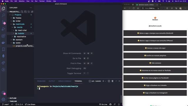 Aula 03 - ReactJS | Mais1Code 31/01/2022 смотреть онлайн
