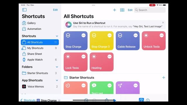 Control your Tesla using IOS Shortcuts, including scheduling charging, and adding to apple watch смотреть онлайн