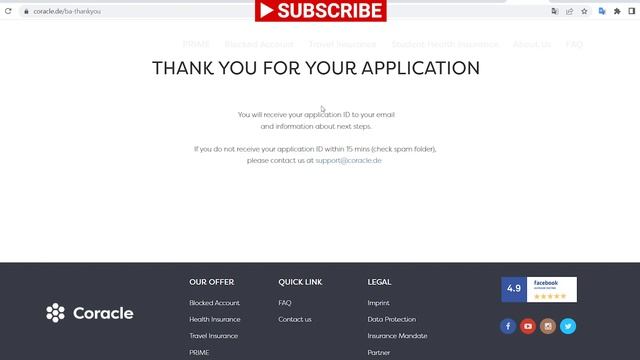 HOW TO OPEN CORACLE PRIME BLOCK ACCOUNT || HEALTH INSURANCE AND FREE TRAVEL INSURANCE FOR GERMANY смотреть онлайн