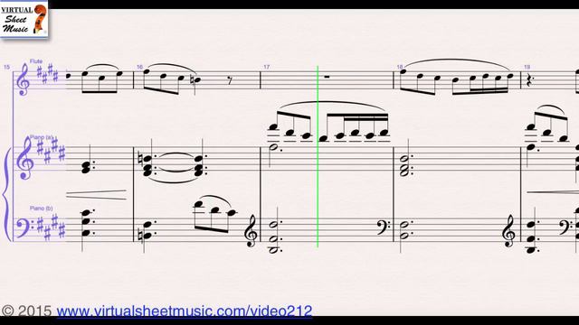 Edward Grieg's Morning Mood from Valentine Collection for Flute and Piano смотреть онлайн