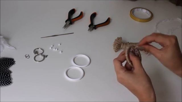 How to make a Dreamcatcher Keychain Düş Kapanı Anahtarlık DIY - KENDİN YAP_[360p].mp4 смотреть онлайн