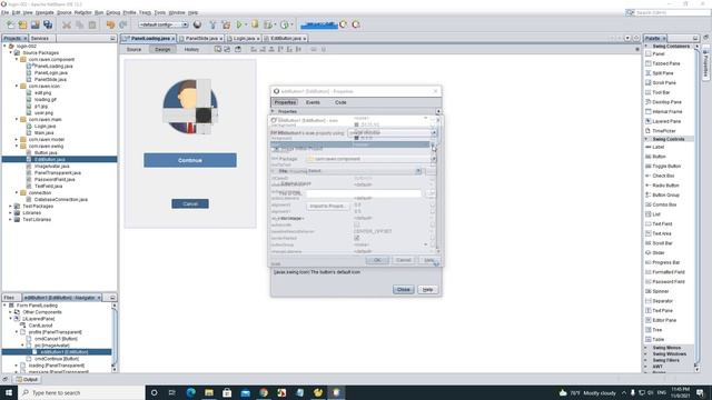 Java Swing UI Design - Login Form (Part 3) смотреть онлайн