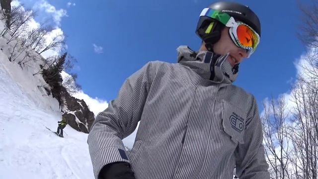 Катаюсь на сноуборде. Видно как потерял GoPro Hero 4 смотреть онлайн