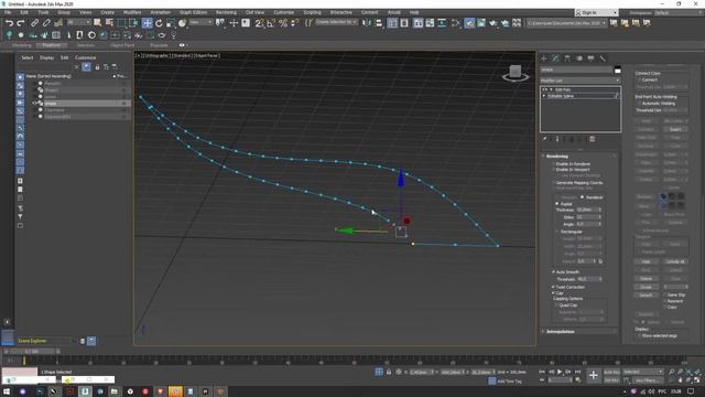 3d max - МАФ гамак-скамейка смотреть онлайн