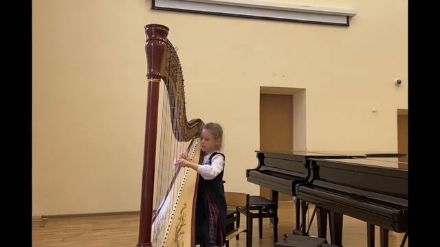 Волшебница арфа 2021 Калякина Мария. 7 лет, 1 класс. И.С. Бах, менуэт смотреть онлайн