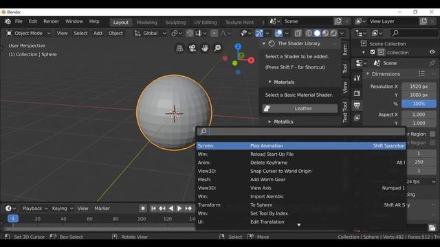 Blender Addon: Shader Library - Version 1.04 (Leather Shader & Misc Improvements) смотреть онлайн