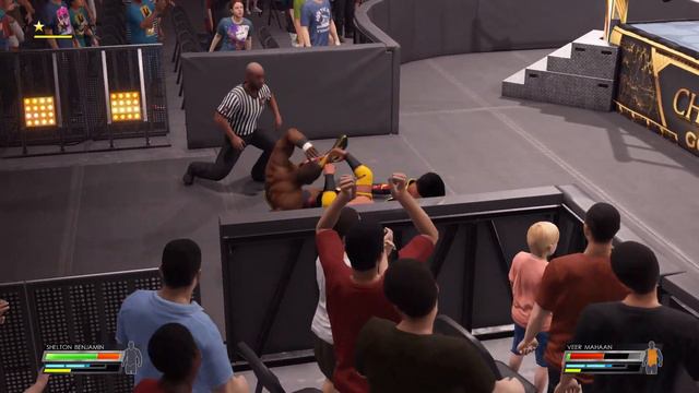 WWE 2K22 | Veer Mahaan vs. Shelton Benjamin Falls Count Anywhere Match | WWE Raw смотреть онлайн