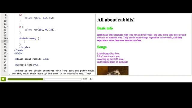 HTML5 and CSS3 Tutorial - CSS Selecting by id Верстка смотреть онлайн
