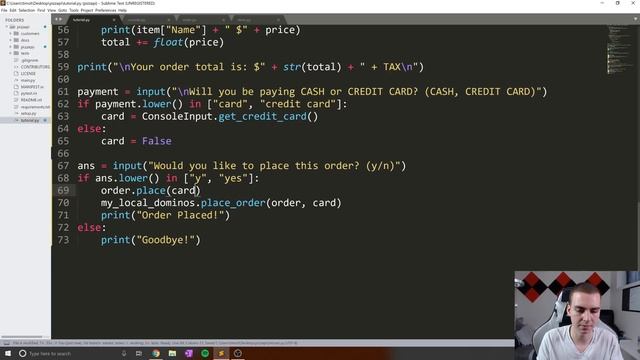 Ordering a Pizza with Python - Tutorial 5 - Ordering the Pizza смотреть онлайн
