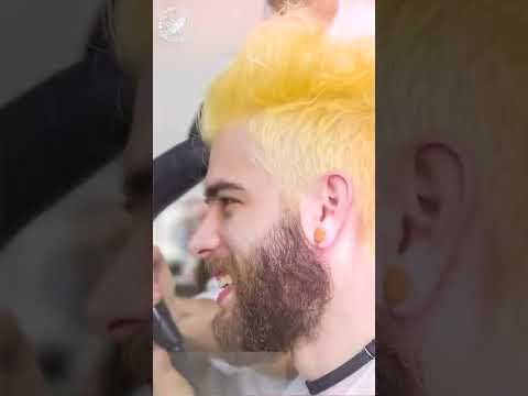 Желтый цвет волос у мужчин смотреть онлайн