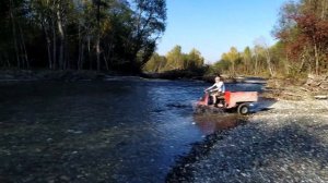 Тестируем мотороллер МУРАВЕЙ на проходимость