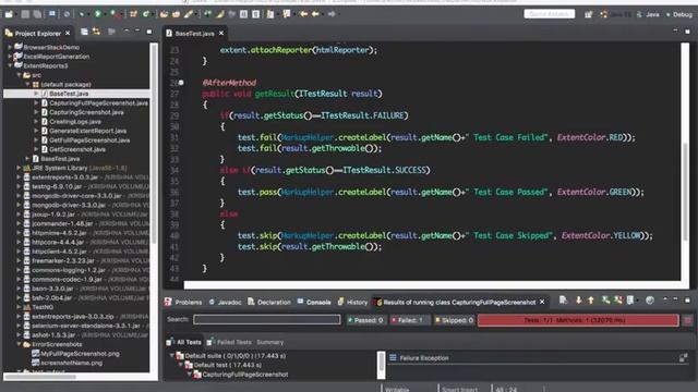 6. Extent Report With Multiple Classes смотреть онлайн