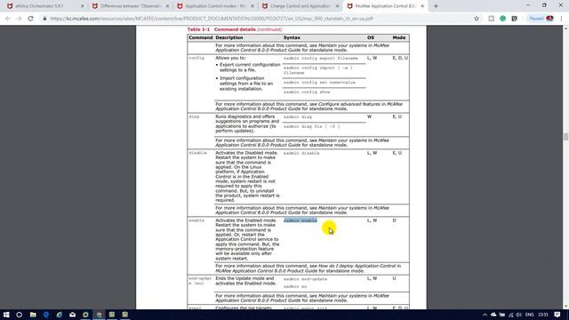 McAfee Application Control Modes Part  3