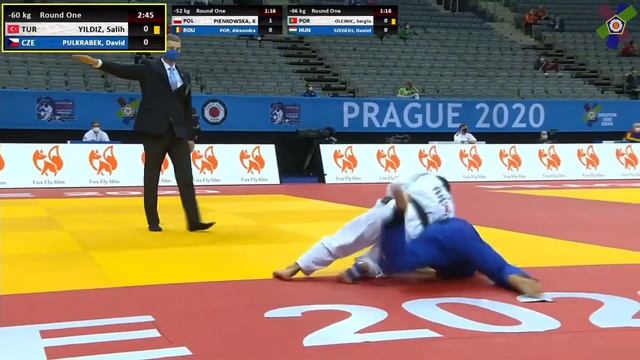 2020 Praha 1 K 60 kg Yildiz Salih TUR vs Pulkrábek David CZE смотреть онлайн