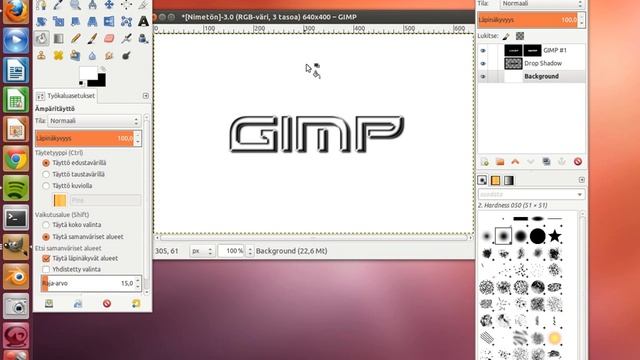 Gimp 2.8 - RAINBOW METAL TEXT смотреть онлайн