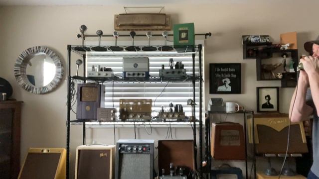 Shure 520 W/ 1951 99B86 Black Label Harp Mic смотреть онлайн