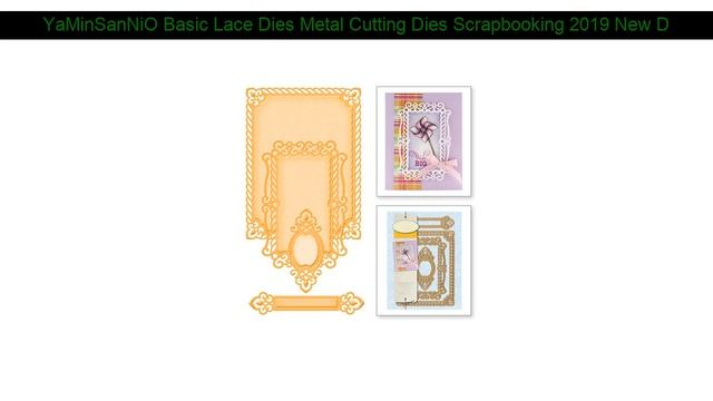 YaMinSanNiO Basic Lace Dies Metal Cutting Dies Scrapbooking 2019 New Die Cut DIY Album Card Making