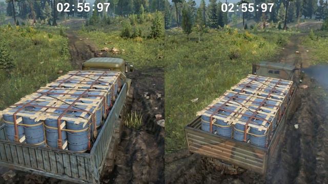 Tayga 6436 vs ANK MK38 | Сравнение грузовиков | SnowRunner смотреть онлайн