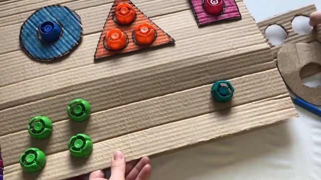 EDUCATIONAL GAME FOR CHILDREN FROM CARDBOARD ?CRAFT/ РАЗВИВАЮЩАЯ ИГРА