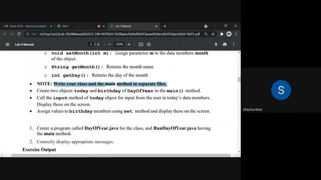 Creating Classes n Objects in java code смотреть онлайн