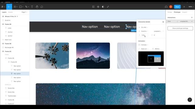 Figma animation tutorial | Scroll to interaction | Anchor links in figma смотреть онлайн