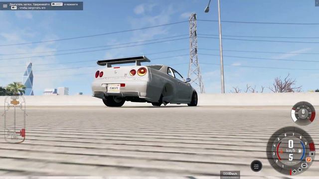 Едешь такой, никого не трогаешь и ВНЕЗАПНО... BeamNG Drive смотреть онлайн