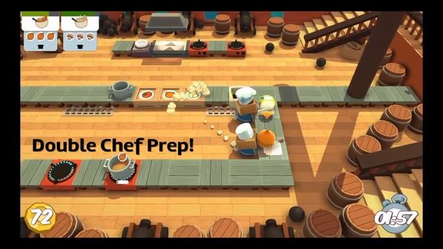 Overcooked 6-1 Solo 3 Star Tutorial смотреть онлайн