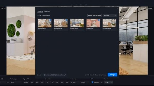 D5 Render - User Manual | Part 9 - Render - 1 [ English Subtitle ]