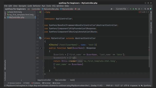 Symfony 6 - How to create a Twig template? Naming conventions | Variables смотреть онлайн