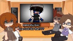 aftons react to evan/c.c afton !!