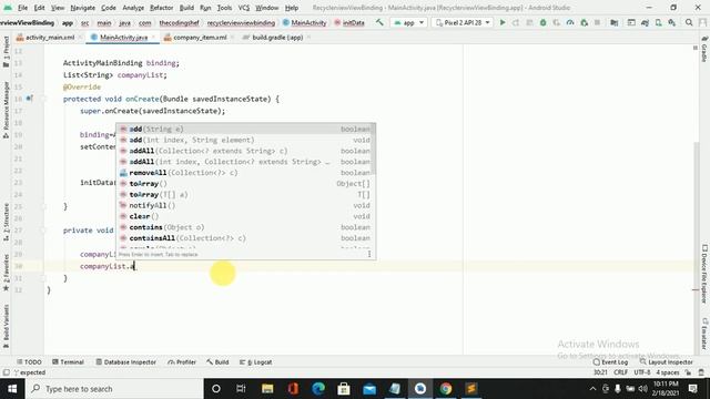ViewBinding in Android| Recyclerview using ViewBinding (Hindi) смотреть онлайн