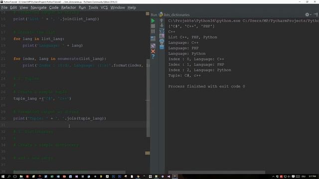 Python Beginner Tutorial: List & Dictionary смотреть онлайн