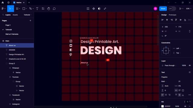 Figma Website Design Tutorial | UI/UX Design Basics to Advanced | Part-2 смотреть онлайн