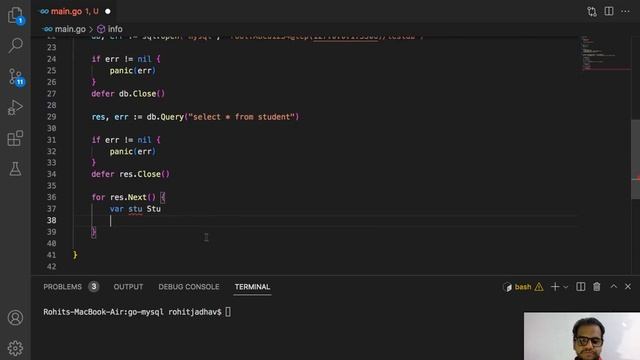 Golang | crud operation in golang with rest api example Only select ( Read ) GET Method смотреть онлайн