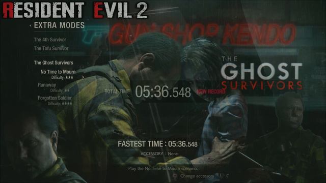 Resident Evil 2 Remake The Ghost Survivors Results Ending Soundtrack смотреть онлайн