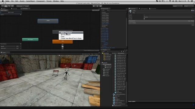 Unity 4.0 - Mecanim Animation Tutorial смотреть онлайн