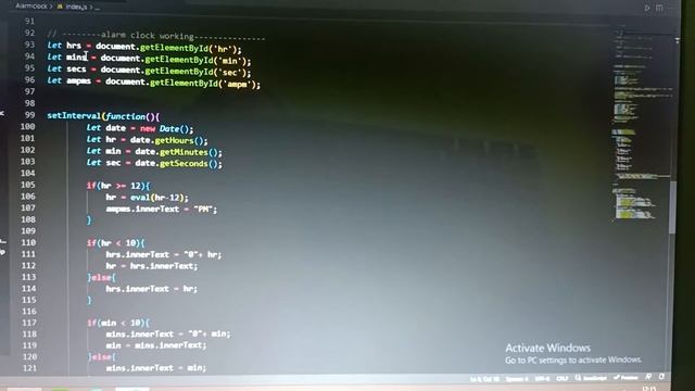 Alarm Clock made with vanilla JavaScript смотреть онлайн