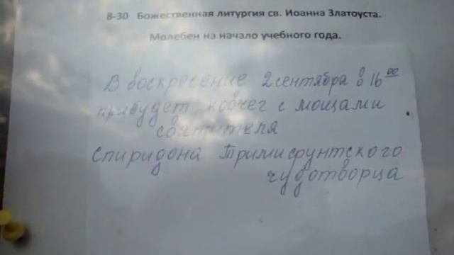 КОВЧЕГ С МОЩАМИ СВЯТИТЕЛЯ СПИРИДОНА ЧУДОТВОРЦА смотреть онлайн