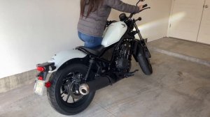 Honda Rebel 500 Stock vs Vance & Hines  Exhaust