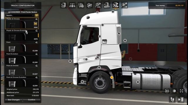 ETS2: Renault T Tuning DLC Showcase смотреть онлайн