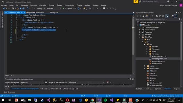 Curso gratis de angular y .Net Core | Creación del proyecto #1 смотреть онлайн