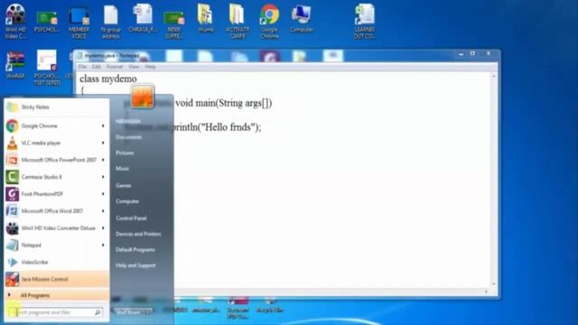 How to Run Java Program in Command Prompt in Windows 7/8 смотреть онлайн