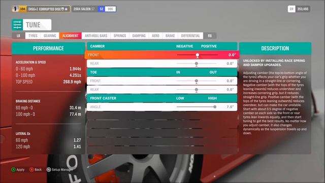 FORZA HORIZON 4 - 270+ MPH Saleen S7 Tutorial!!