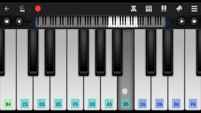 Let Her Go - Passenger • Perfect Piano App • Mobile/Phone смотреть онлайн