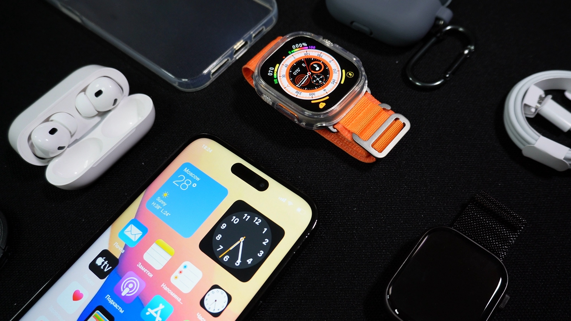 Копия IPhone 14 Pro Max. Apple Watch Ultra. AirPods Pro 2