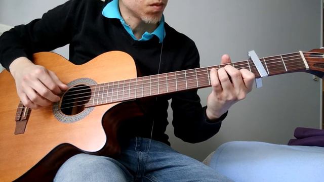 45 | Of the Wand and the Moon - Watch the Skyline Catch Fire + Tab (cover in E tuning) смотреть онлайн