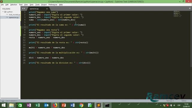 5. Solicitar información al usuario en python 3 смотреть онлайн