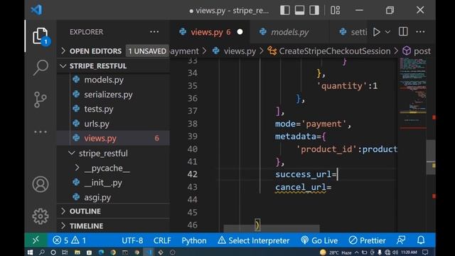 Stripe Payment with Django REST framework and reactjs Tutorial смотреть онлайн