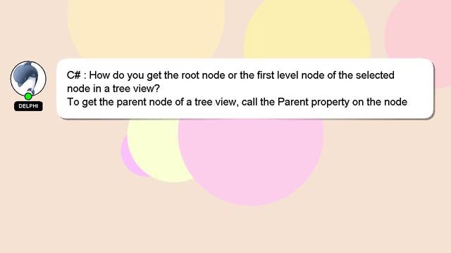 C# : How do you get the root node or the first level node of the selected node in a tree view? смотреть онлайн