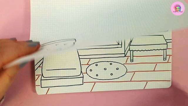 M3gan's Room Drawing Toca Boca Style Tutorial DIY Paper crafts #paperdiy #m3gan #tocalifeworld смотреть онлайн